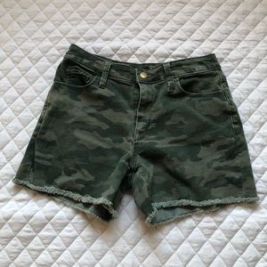 Green Camo Shorts